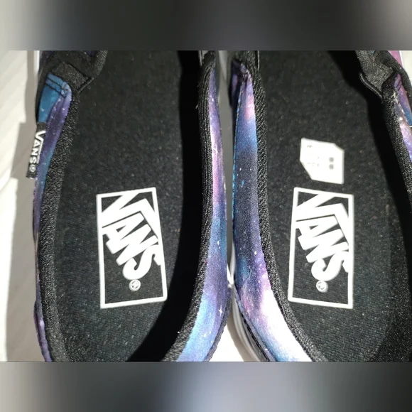 Vans Sneakers Women Size 6.5 Galaxy Slip Ons - Picture 9 of 10